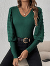 Elegant Chiffon Long Sleeve Top