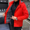 Cotton coat with detachable hat