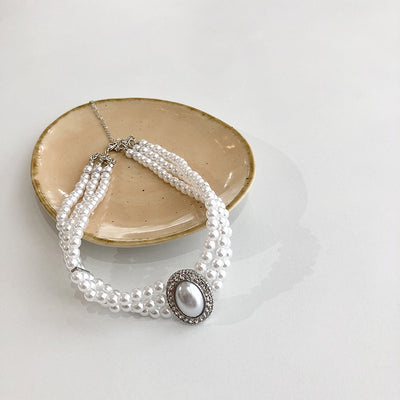 Multi-layer Pearl Decorative Necklace