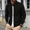 Solid Color Zipper Coat