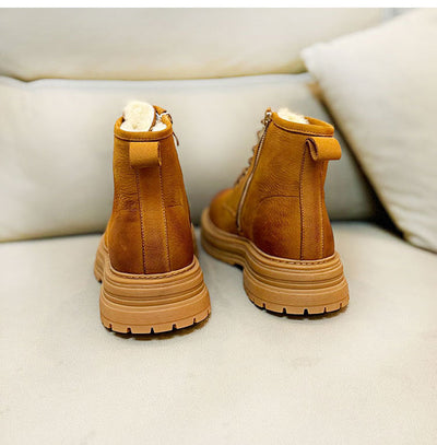 Sheepskin Fur Snow Boots