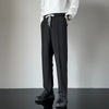 Draping Fitted Suit Pants