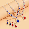 Water Drop Necklace And Earrings