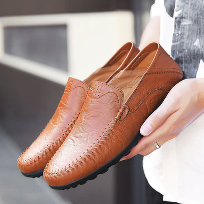 British Soft Bottom Leather Shoes