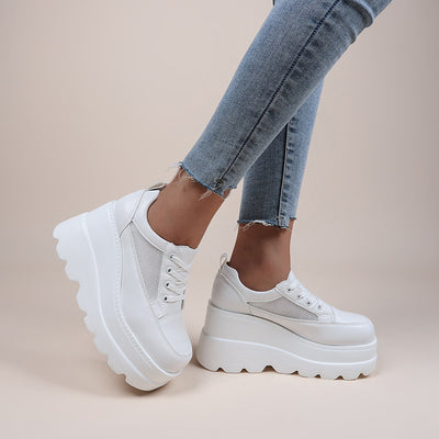 Fashion Lace-up Thick Bottom Shoes