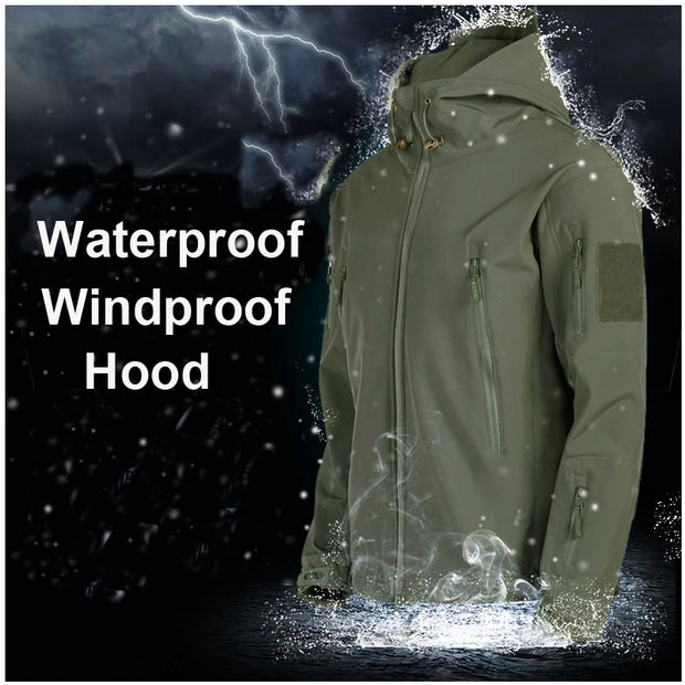 Men's Winter SoftShell Tactical Waterproof Jackets