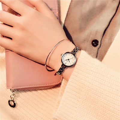 Luxury Crystal Rose Gold Watch