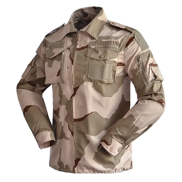 Men & Women Outdoor Green Camouflage Field Suit