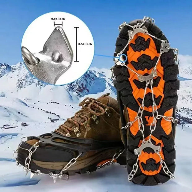 Snow Spikes Crampons Cleats Chain Claws