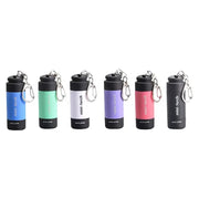 1PC Mini Keychain Pocket Torch USB Rechargeable LED Light