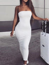 Sleeveless Straight Bodycon Dress