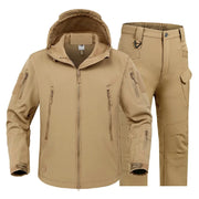 New Coverall Tactical Softshell Jacket and Pants Warm Fleece Clothes