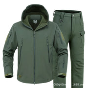 New Coverall Tactical Softshell Jacket and Pants Warm Fleece Clothes