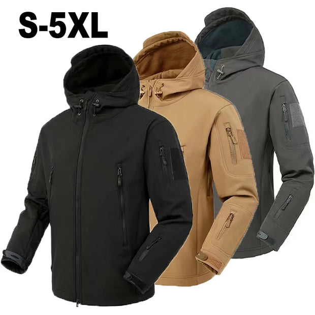 Men's Winter SoftShell Tactical Waterproof Jackets