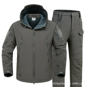 New Coverall Tactical Softshell Jacket and Pants Warm Fleece Clothes