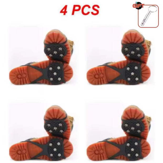 10 Teeth Ice Gripper Spike For Shoes