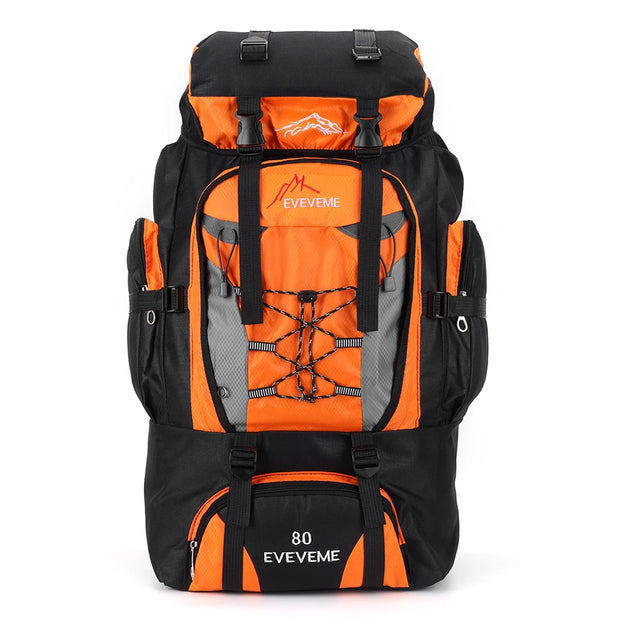 80L Waterproof Hiking Camping Backpack