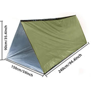 Outdoor tent set with compass and whistle