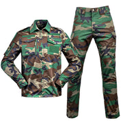 Men & Women Outdoor Green Camouflage Field Suit