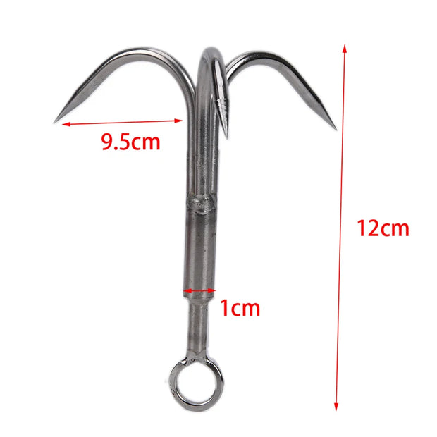 3 Claws Grappling Hook Stainless Steel