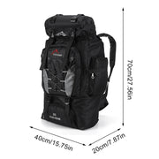 80L Waterproof Hiking Camping Backpack