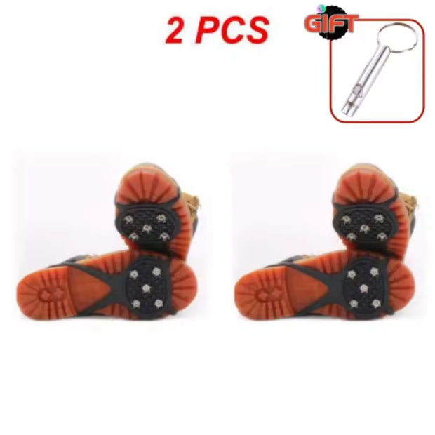 10 Teeth Ice Gripper Spike For Shoes