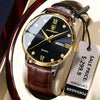 Luxury Men Leather Wrist Watch