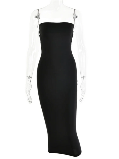 Sleeveless Straight Bodycon Dress