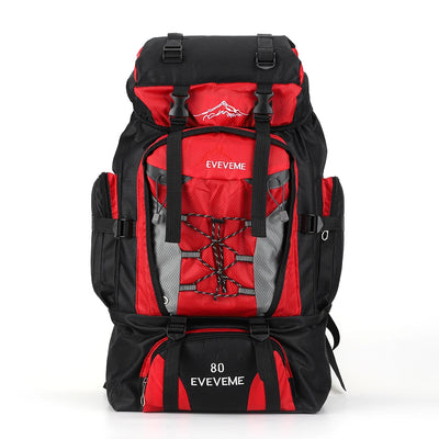 80L Waterproof Hiking Camping Backpack