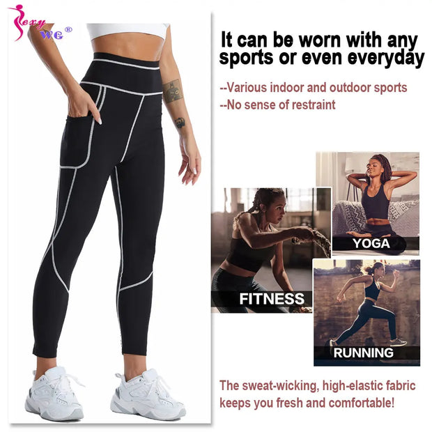 Hiking Tummy Control Sweat Leggings