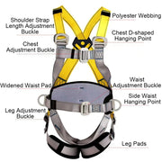 Full Body Five Point Harness Safety Belt