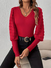 Elegant Chiffon Long Sleeve Top