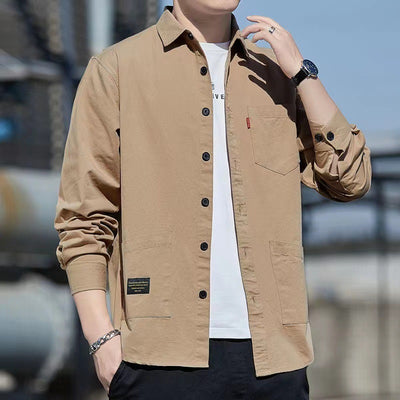 Casual Lapel Long Sleeve Shirt