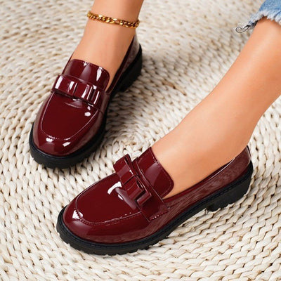 Patent Leather Glossy Loafers