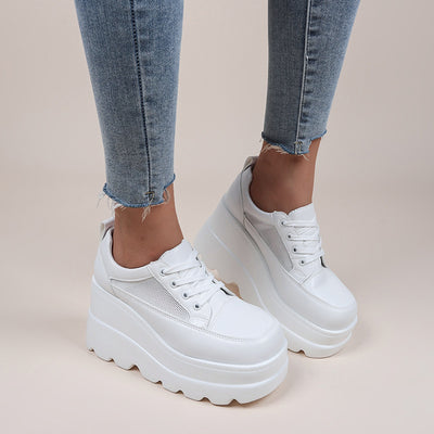 Fashion Lace-up Thick Bottom Shoes