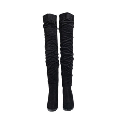 High-heeled Elastic Long Boots