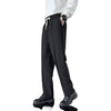 Draping Fitted Suit Pants