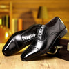 Formal British Pointed Leather Shoes