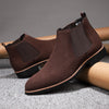 High-top Sleeve Suede Leather Boots