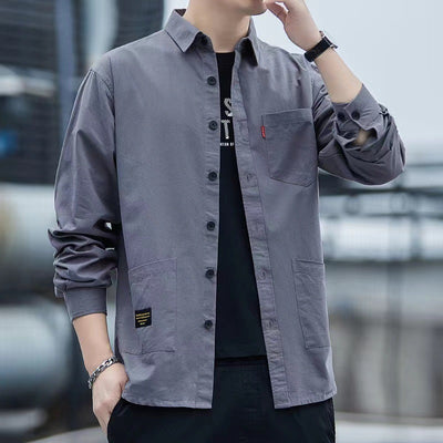 Casual Lapel Long Sleeve Shirt